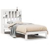 vidaXL Letto Libreria senza Materasso Bianca 90x200 cm Legno di Pino
