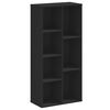 vidaXL Libreria Nera 50x25x105 cm in Legno Multistrato