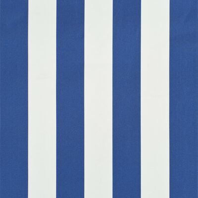 vidaXL Tenda da Sole Retrattile 350x150 cm Blu e Bianco