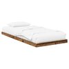 vidaXL Struttura letto a terra Legno vecchio 100 x 200 cm