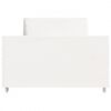 vidaXL Letto senza Materasso Bianco 90x190 cm in Legno Massello Pino