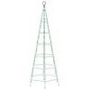 vidaXL Albero di Natale LED 180 cm 168 LED Multicolore ferro Nero