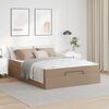 vidaXL Struttura letto con materasso con materasso 2 pcs Tanno PVC