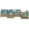 vidaXL Set Divani da Giardino 6pz con Cuscini Legno Impregnato di Pino
