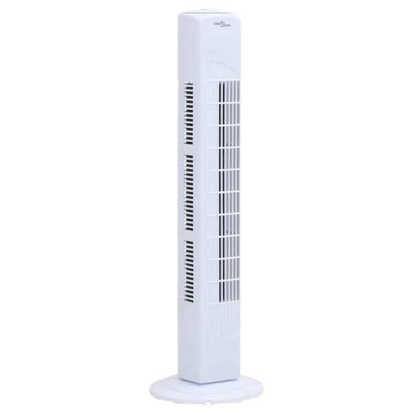 vidaXL Ventilatore a Torre &Phi;24x80 cm Bianco