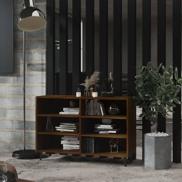 vidaXL Credenza Rovere Marrone 103,5x35x70 cm in Truciolato