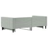 vidaXL Divano Letto con Letto Estraibile Grigio Chiaro 100x200 Velluto