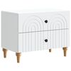 vidaXL Armadio da Notte Bianco 62 x 34,5 x 48 cm Legno ingegnerizzato