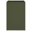 vidaXL Fioriera Verde Oliva 52x48x75 cm in Acciaio