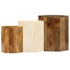vidaXL Set Tavolini da Salotto 3 pz in Legno Massello di Mango