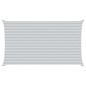 vidaXL Vela da ombra solare Grigio chiaro e bianco 7 x 4 m