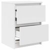 vidaXL Mobile Porta TV Bianco 40x35x54 cm in Legno Multistrato