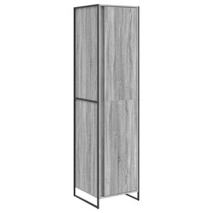vidaXL Armadio Grigio Sonoma 50 x 50 x 200 cm Legno ingegnerizzato