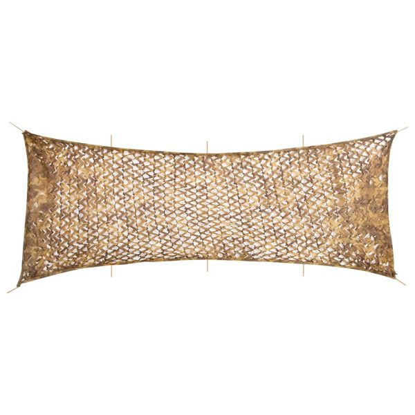 vidaXL Rete Mimetica con Custodia di Conservazione 833x297 cm Sabbia