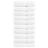 vidaXL Asciugamani Premium SOLUND 10 pz Bianco 50x100 cm 600 g/m&sup2;