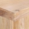 vidaXL Tavolo da Pranzo 120x120x77 cm in Legno Massello di Mango