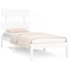 vidaXL Giroletto Bianco in Legno Massello 100x200 cm