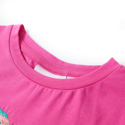Maglietta da Bambina Rosa Scuro 92