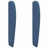 vidaXL Orecchia della Testata Blu 80 x 23 x 6 cm Tessuto