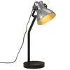 vidaXL Lampada da Scrivania 25 W Argento Vintage 17x17x60 cm E27