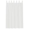 vidaXL Tende in Voile con Passanti 2 pz Bianco 140x175 cm