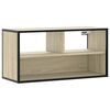 vidaXL Mobile TV Rovere Sonoma 80x31x39,5 cm Legno Multistrato Metallo