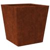 vidaXL Fioriere da Giardino 2 pz 40x40x40 cm in Acciaio Corten