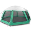 vidaXL Tenda da piscina con Patta Rimovibile&Pareti in Rete 612x612 cm