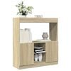 vidaXL Credenza Rovere Sonoma 92x33x100 cm in Legno Multistrato