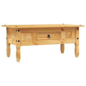 vidaXL Tavolino da Caff&eacute; Legno Pino Messicano Corona Range 100x55x44cm