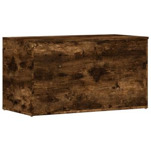 vidaXL Cassapanca Rovere Fumo 84x42x46 cm in Legno Ingegnerizzato