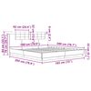vidaXL Struttura letto con testata Rovere artigianale 180 x 200 cm