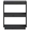 vidaXL Libreria Grigia 60x35x71 cm in Legno Massello di Pino