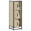 vidaXL Credenza Rovere Sonoma Legno Multistrato Metallo