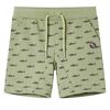 vidaXL Pantaloncini per Bambini con Coulisse Cachi Chiaro 128