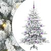 vidaXL Albero di Natale Artificiale con Rami Pieghevoli 150 cm PVC