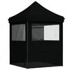 vidaXL Tenda Party Nero 200 x 200 x 306 cm Tessuto Oxford