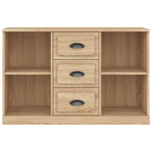 vidaXL Credenza Rovere Sonoma 104,5x35,5x67,5 cm in Legno Multistrato