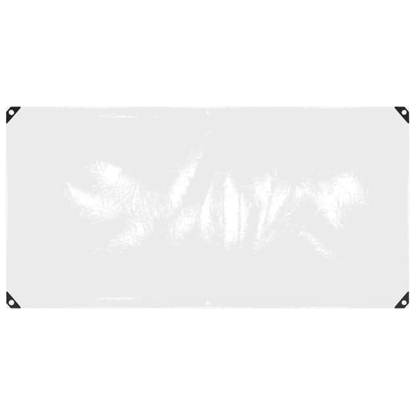 vidaXL Telo con Occhielli Trasparente 1 x 2 m Polietilene