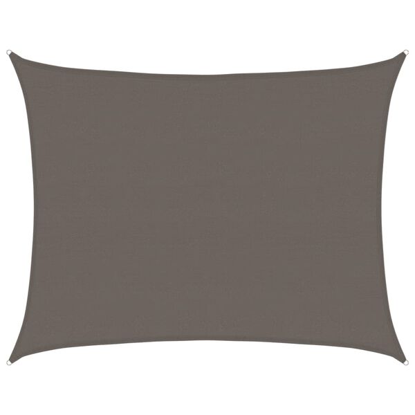 vidaXL Vela Parasole 160 g/m&sup2; Antracite 6x7 m in HDPE