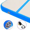 vidaXL Tappetino Ginnastica Gonfiabile con Pompa 300x100x15 cm PVC Blu