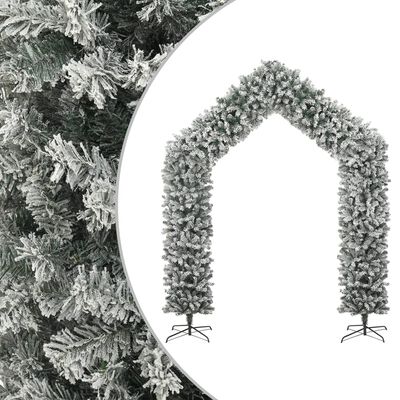 vidaXL Albero di Natale ad Arco Innevato 270 cm