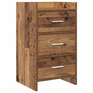 vidaXL Comodini Legno antico 40 x 36 x 70 cm Legno ingegnerizzato