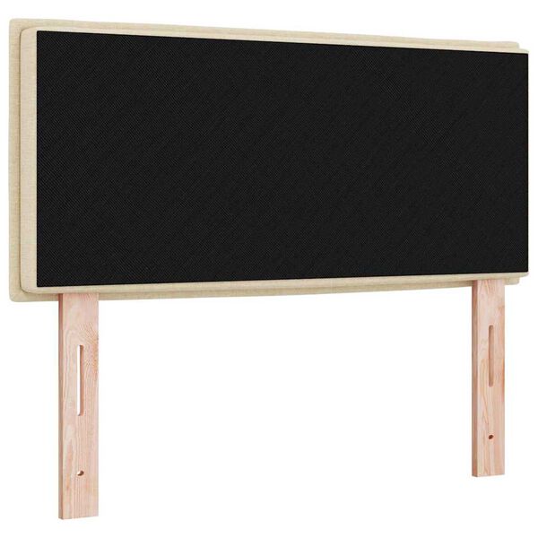 vidaXL Testiera con testiera Crema 80 cm Pelle Sintetica