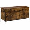 vidaXL Scatola di Stoccaggio Rovere Fumo 80 x 40 x 49,5 cm