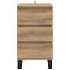 vidaXL Credenza con cassetto rovere artigianale Legno multistrato