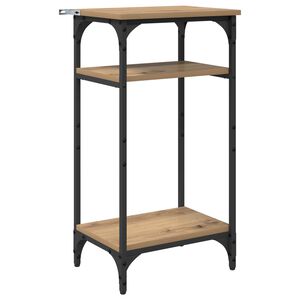 vidaXL Tavolo laterale Rovere artigianale 40 x 30 x 75 cm