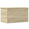 vidaXL Contenitore Portaoggetti Rovere Sonoma 60x35x35cm in Truciolato