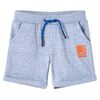 vidaXL Pantaloncini per Bambini con Coulisse Blu M&eacute;lange 116