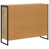vidaXL Mobile laterale Rovere Artigianale 96,5 x 30 x 75 cm